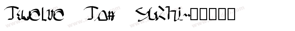 Twelve Ton Sushi字体转换